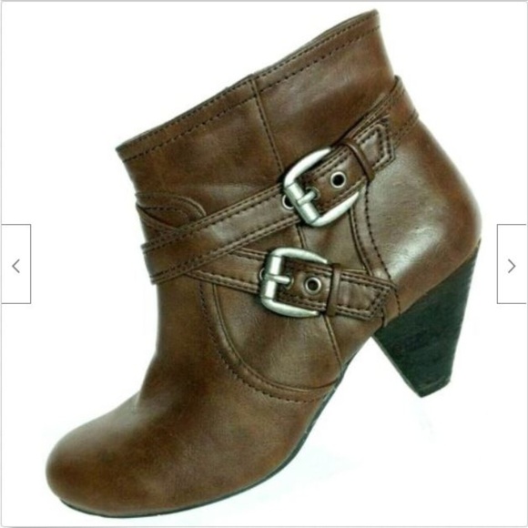 Steve Madden Women's Viccee Brown Leather Boots 7M - Picture 3 of 8